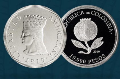 Foto de la moneda de 10.000 en Colombia, en nota de cómo es y cómo obtener la moneda.