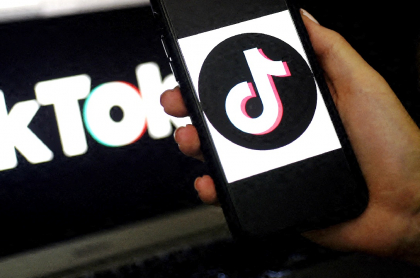 Imagen de TikTok, que se cayó en varios países del mundo.