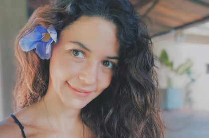Selfie de 'Maleja' Restrepo, que será la nueva presentadora de 'Guerreros', en reemplazo de Cristina Hurtado