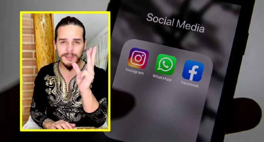 Astrólogo colombiano Daniel Daza, quien predijo la caída de redes sociales como Facebook y WhatsApp