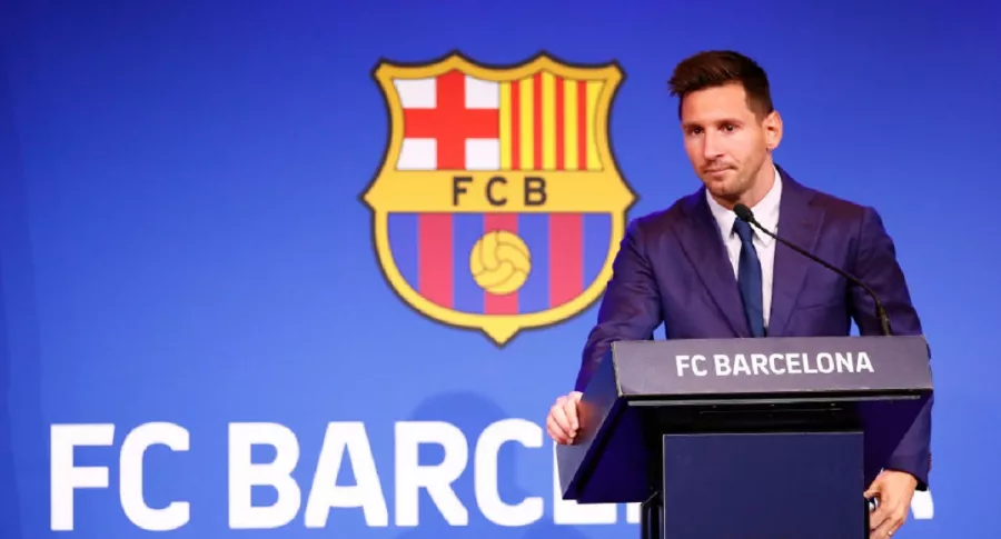 Imagen de Lionel Messi que ilustra nota; FC Barcelona ya estaba quebrado antes de la salida de Lionel Messi