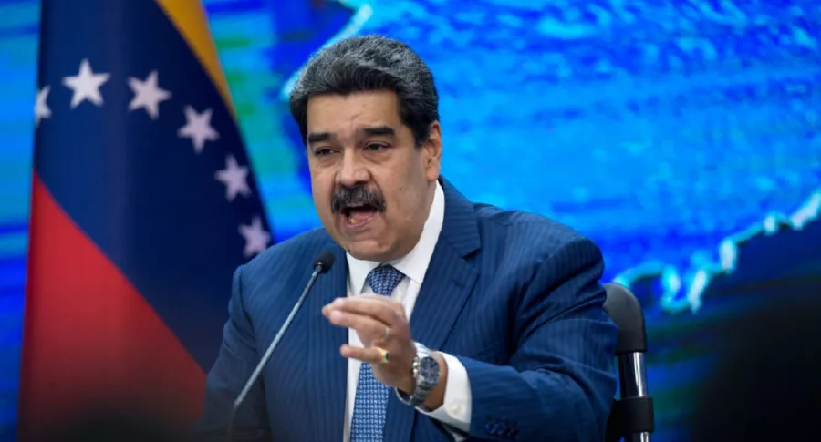 Imagen de Nicolás Maduro, que clama a colombianos para que metan plata en Venezuela