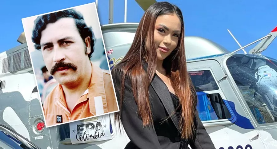 Pablo Escobar y Epa Colombia, comparados por Néstor Morales por regalar plata. Fotomontaje: Pulzo.