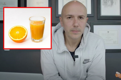 Por qué el jugo de naranja es malo para la salud, según médico Carlos Jaramillo