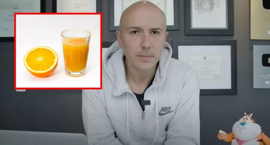 Por qué el jugo de naranja es malo para la salud, según médico Carlos Jaramillo