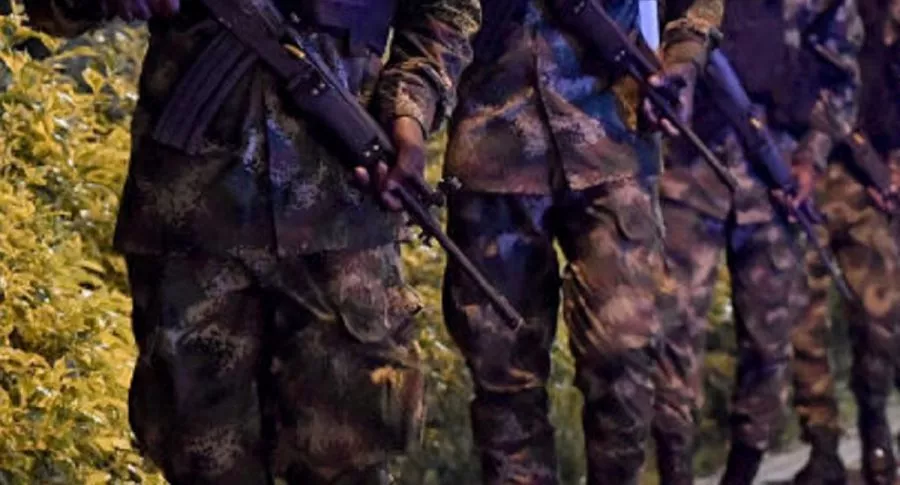 Imagen de soldados del Ejército de Colombia. 