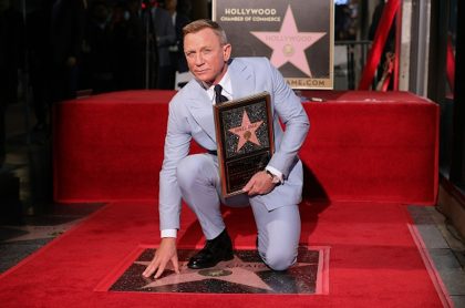 Daniel Craig, en la inauguración en el Paseo de las Estrellas de Hollywood.