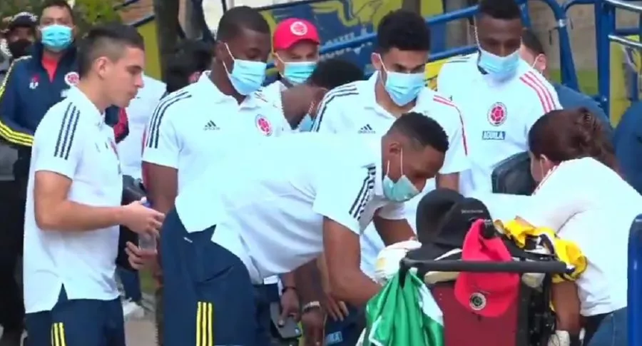 Selección Colombia le cumplió sueño a joven discapacitado