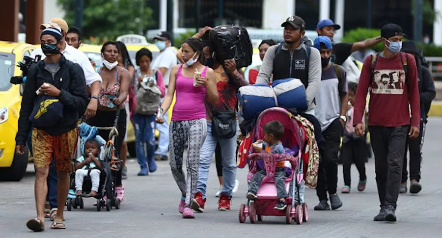 Venezolanos en Colombia.