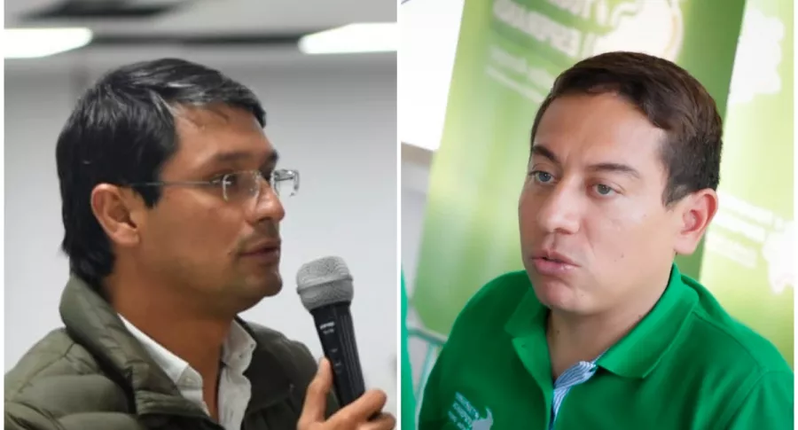 Camilo Romero y Carlos Amaya, aspirantes a candidatos presidenciales de la Alianza Verde. 