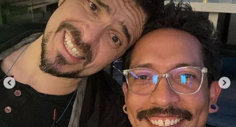 Diego Camargo y Frank Martínez, ambos comediantes y participantes de 'Masterchef'