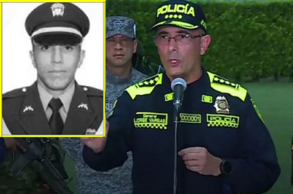 General de la Policía Jorge Luis Vargas / intendente de la Policía Edwin Guillermo Blanco
