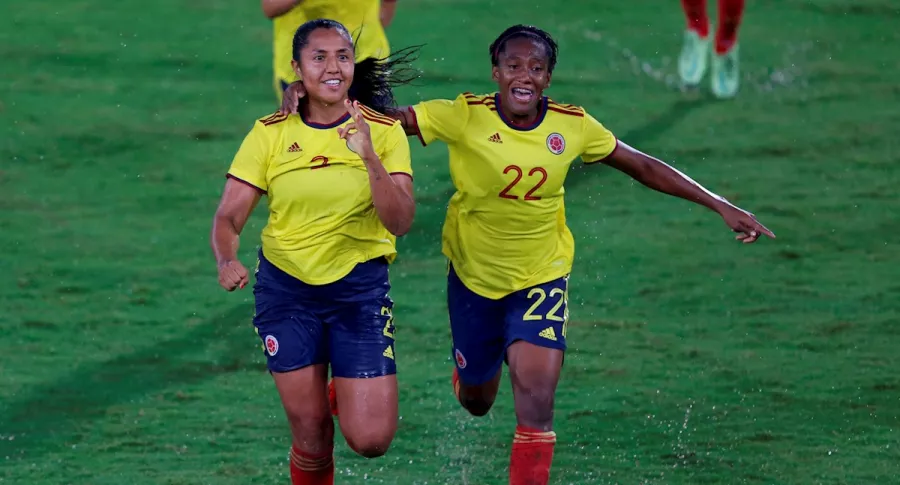 Imagen de la Selección Colombia femenina, que le ganó a Chile en amistoso, en Cali