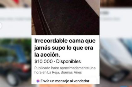 Divertidas fotos de mujer que vende artículos por Facebook con críticas a su ex