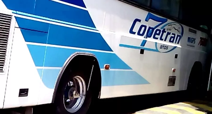 Imagen de referencia. de una bus de Copetrán, cuyo gerente murió por secuelas del coronavirus
