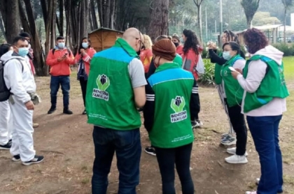 Funcionarios del ICBF.
