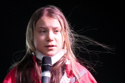 Greta Thunberg, en la COP26 de Glasgow.