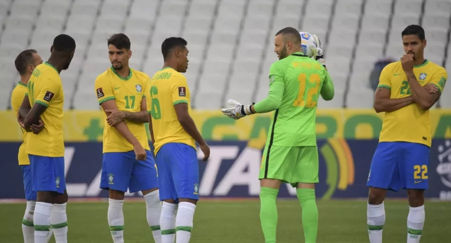 Imagen de Selección Brasil que ilustra nota; Brasil vs. Colombia: Lucas Veríssimo se lesionó como Falcao y no juega