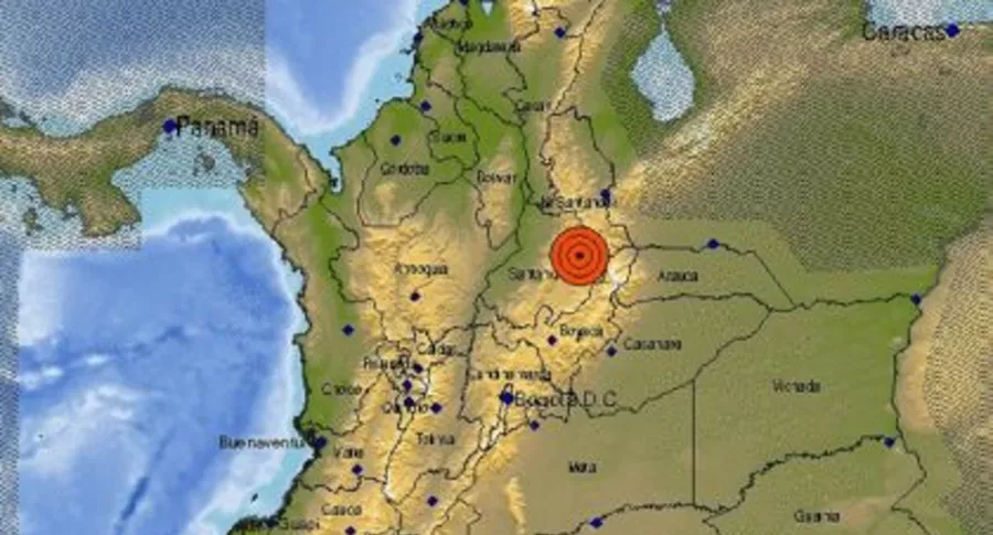 Temblor en Colombia hoy, este 9 de noviembre de 2021, según el Servicio Geológico Co.lombiano.