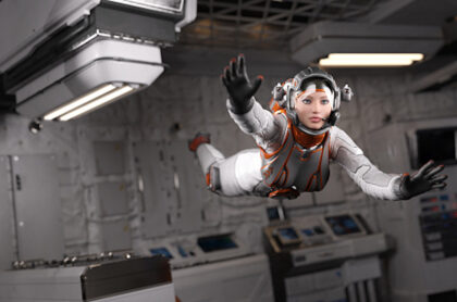 Mujer astronauta podrá pisar la Luna en el 2025, no antes.