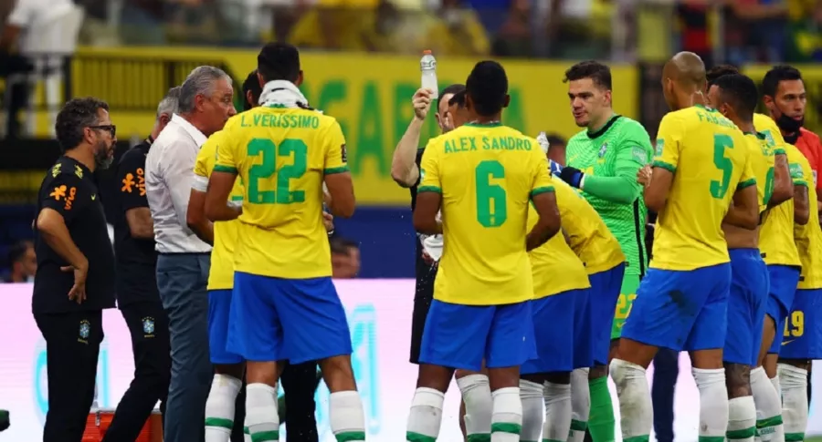 Imagen de Selección Brasil que ilustra nota; Brasil vs. Colombia Eliminatorias no preocupa a Tite, que va a Catar