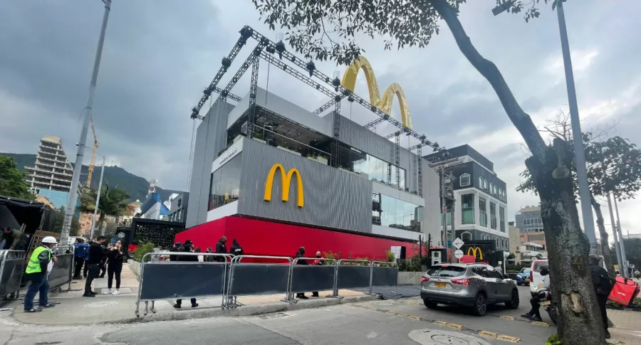 Así quedó el nuevo edificio de McDonald's