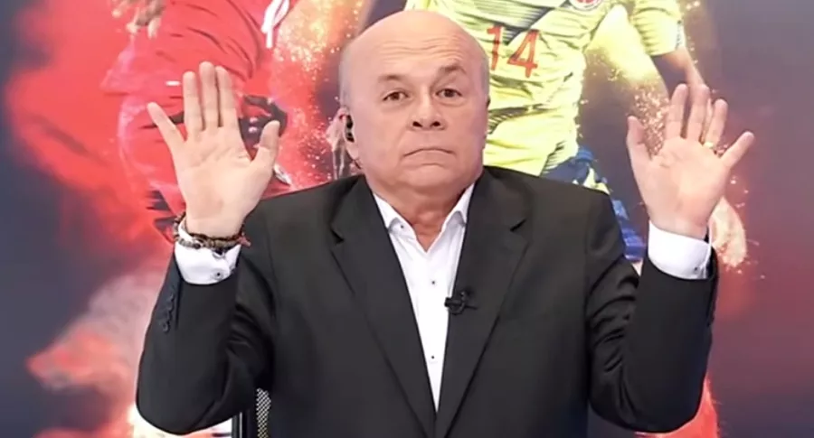 Carlos Antonio Vélez, que criticó a James Rodríguez y a árbitro de Brasil-Colombia