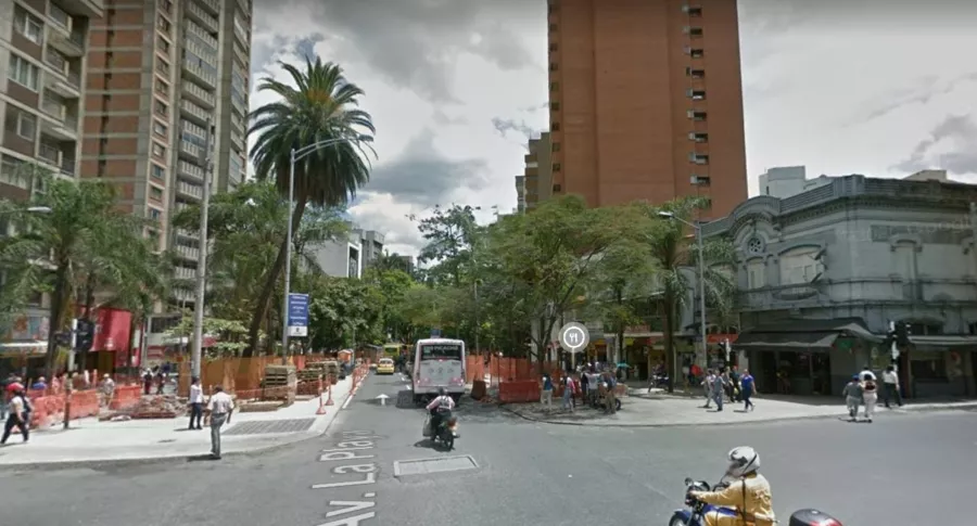 Barrio Bostos, en Medellín, donde queda el hotel en el que fue encontrada la mujer venezolana muerta.