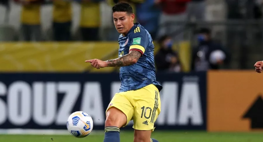 James Rodríguez, confiado en que Colombia irá al Mundial Catar 2022