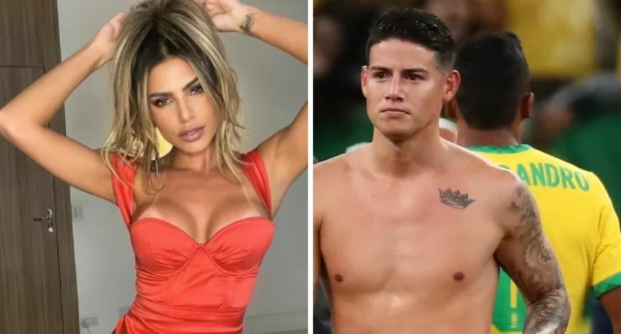 Modelo brasileña Erika Schneider tendría romance con James Rodríguez