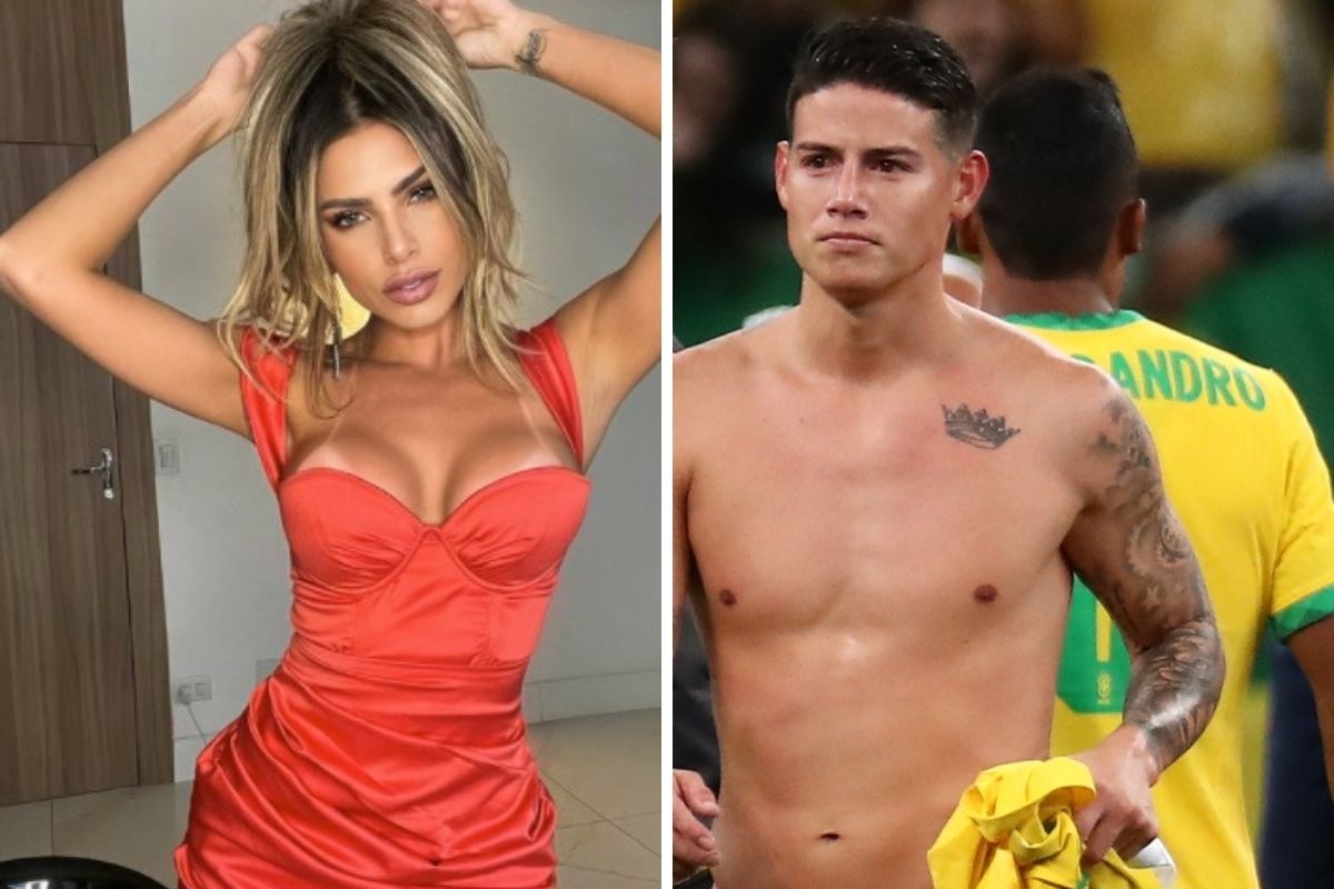 Modelo brasileña Erika Schneider tendría romance con James Rodríguez