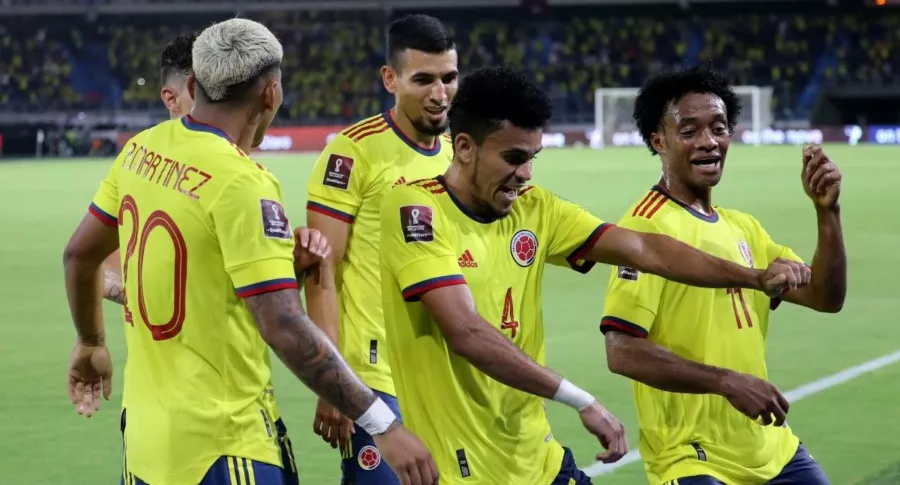 Foto jugadores de Selección Colombia, en nota de qué resultados le convienen en fecha 14 de Eliminatoria.