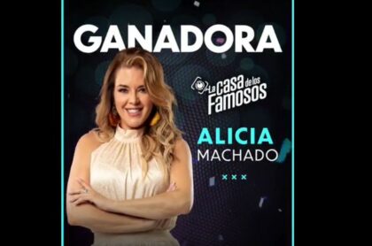Alicia Machado, ganadora de 'La Casa de los Famosos' con 40 millones de votos