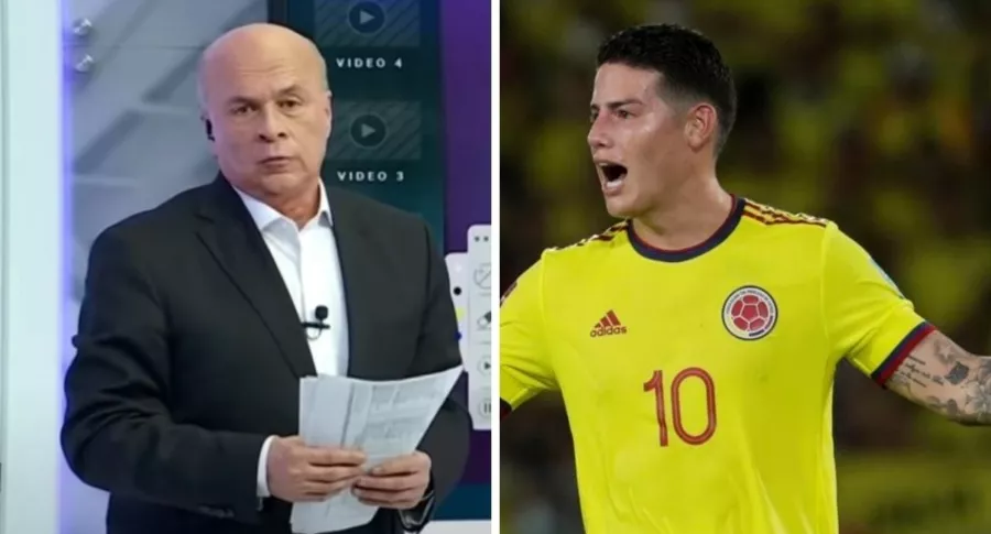 Carlos Antonio Vélez criticó a James Rodríguez por empate de Colombia y Paraguay