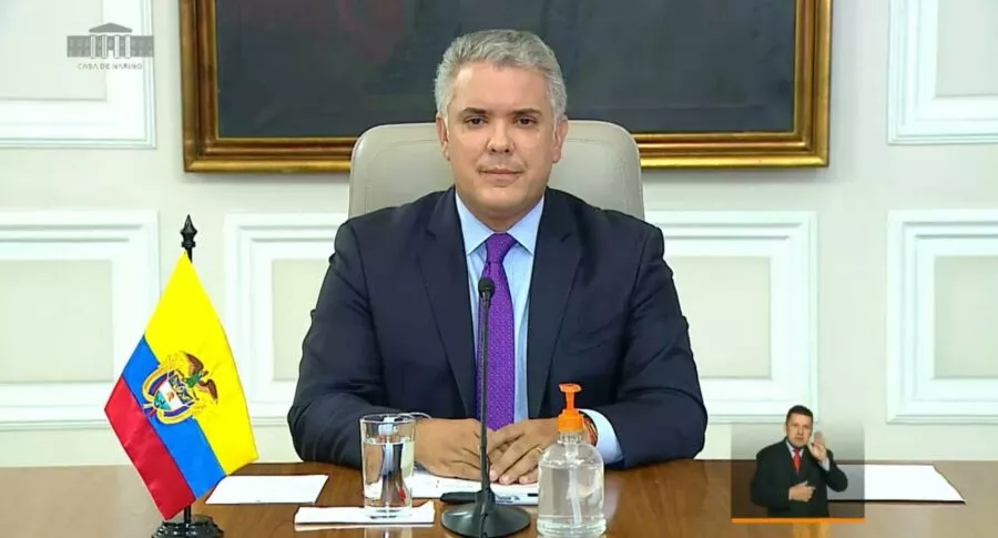 Iván Duque anuncia la extensión de la emergencia sanitaria en Colombia por COVID-19.
