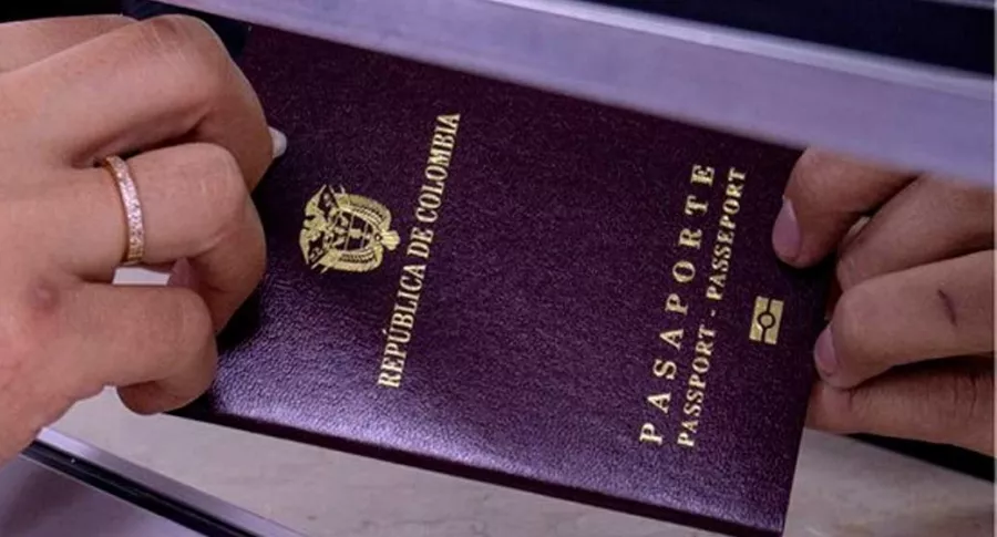 Pasaporte colombiano ilustra nota sobre cómo se saca el documento sin cita