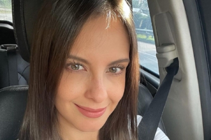 Selfi de Laura Acuña, que se pegó una llorada, por la que Caracol tuvo que detener grabaciones