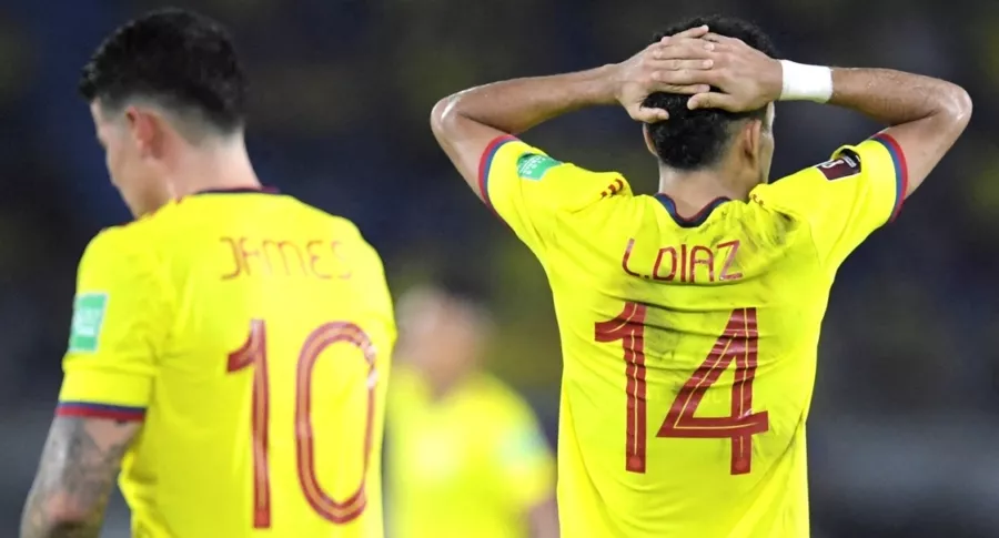 Selección Colombia, que podría ir a uno de los repechajes para el Mundial 2022, los cuales se jugarían en la sede neutral de Catar.