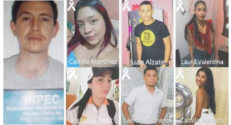 Enrique Vives y los 6 jóvenes que arrolló en Gaira, Santa Marta