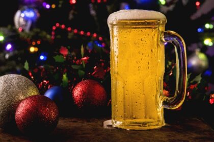 Imagen que ilustra el consumo de cerveza en diciembre.