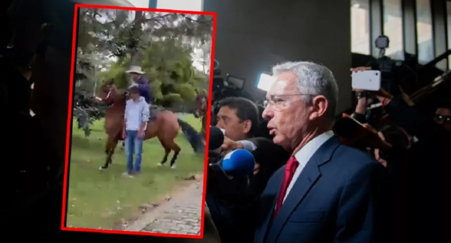 Álvaro Uribe, al usar a un hombre para exhibición equina
