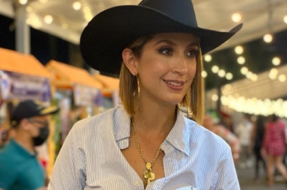 Jennifer Arias, en evento llanero, que sería investigada penalmente por plagio en su tesis de maestría