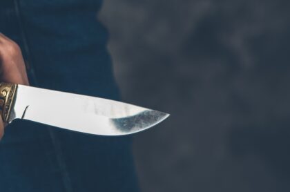 Imagen de cuchillo que ilustra nota; En Medellín, murió mesero venezolano agredido con arma blanca