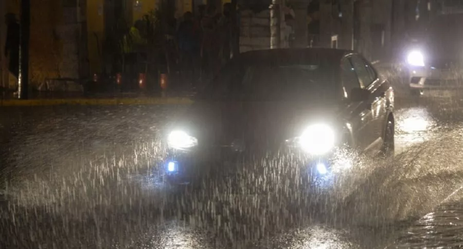 Imagen que ilustra la temporada de lluvias en Colombia. 