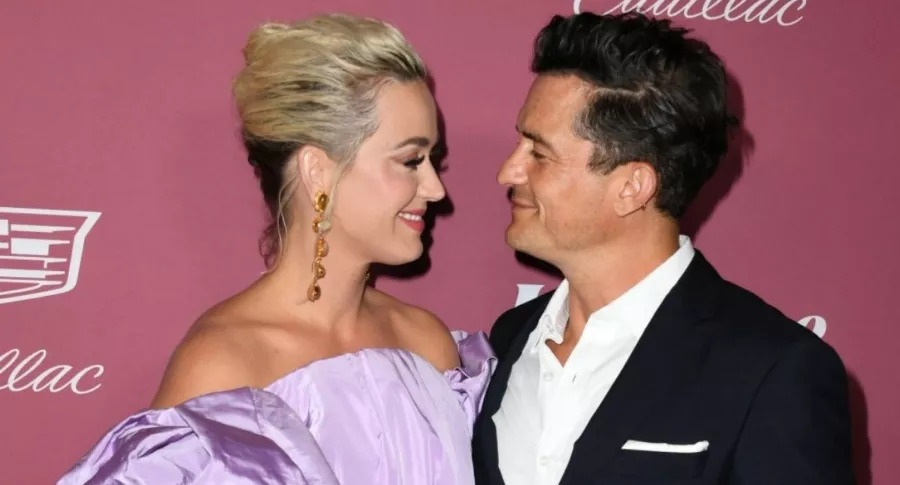 Katy Perry y Orlando Bloom en el evento 'Variety's Power Of Women' en la ciudad de Los Ángeles