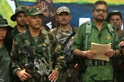 Alias 'Iván Márquez' y alias 'el Paisa', de las disidencias de las Farc