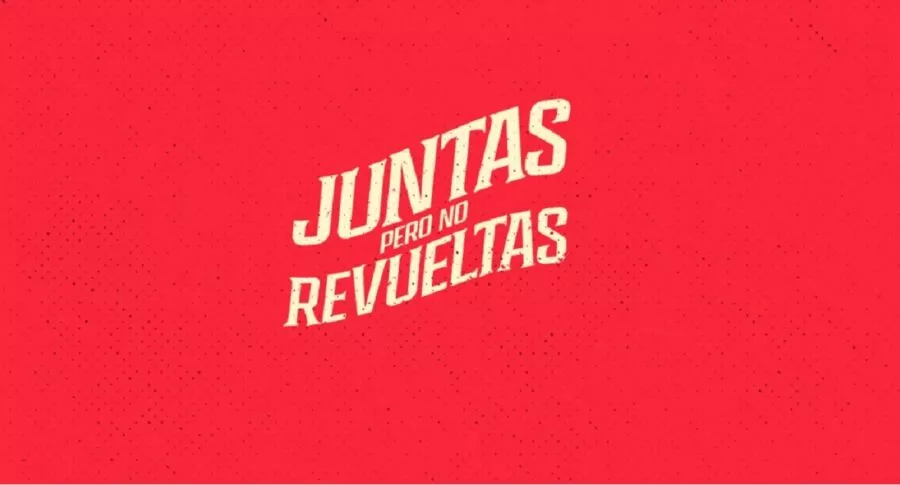Logo de 'Juntas, pero no revueltas', nuevo programa de Pulzo con Caracol TV, El Espectador y Blu Radio, que se estrena con 'Encanto'.