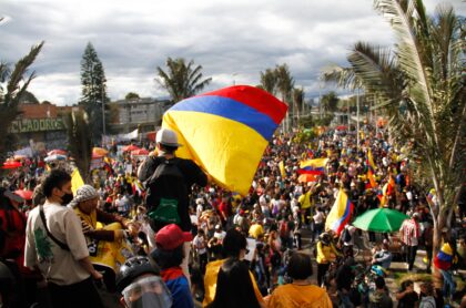 Cómo están las calles y Transmilenio por las protestas en Bogotá hoy 25 de noviembre.