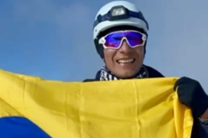 Foto de Nairo Quintana, en nota de qué hizo en nevado de Santa Isabel en preparación física.
