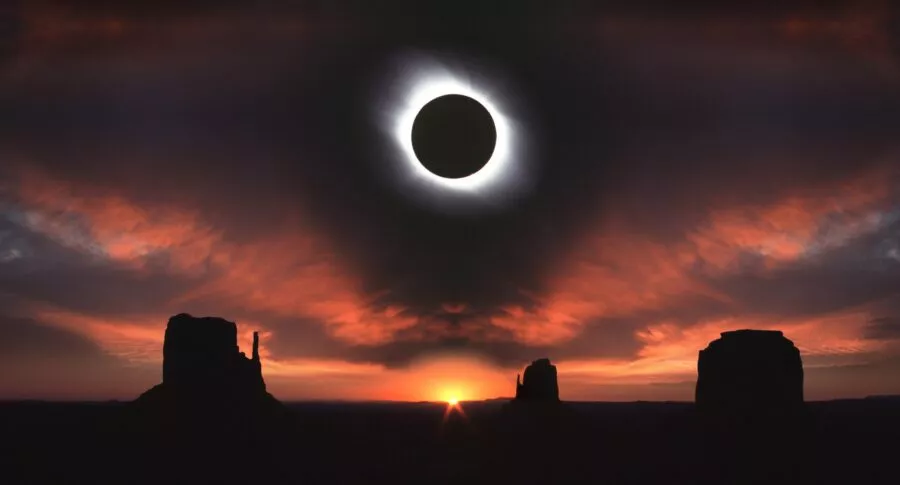 Imagen de referencia de la luna. Cómo ver eclipse solar en Colombia el sábado 4 de diciembre.
